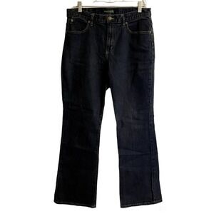 Lauren Jeans Co Ralph Lauren Jeans Women 12 Blue Dark Wash Denim Classic…